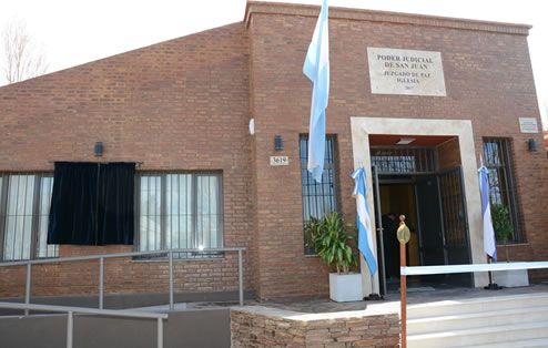 Inauguración del Juzgado de Paz de Iglesia