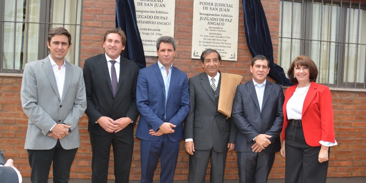 Inauguracion Juzgado de Paz Letrado de Angaco