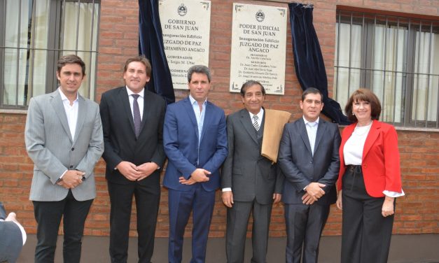 Inauguracion Juzgado de Paz Letrado de Angaco