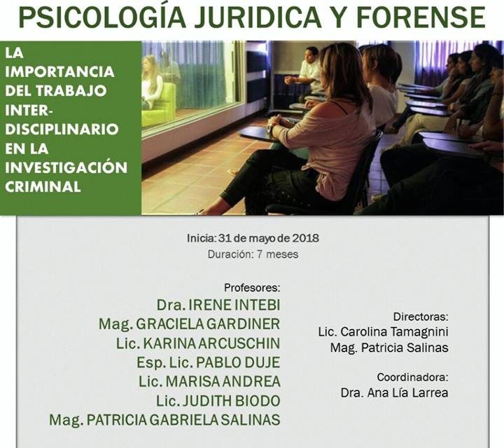 Diplomado en Psicología Juridica y Forense