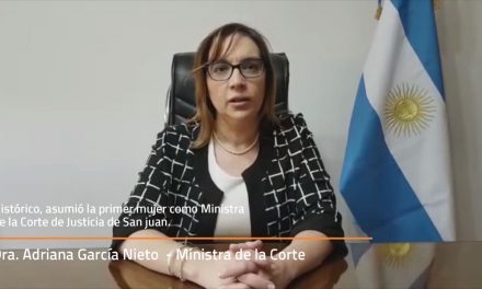 Adriana García Nieto hizo historia: asumió como la primera mujer en la Corte de Justicia