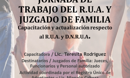 Jornada de Trabajo del R.U.A. y Juzgado de familia