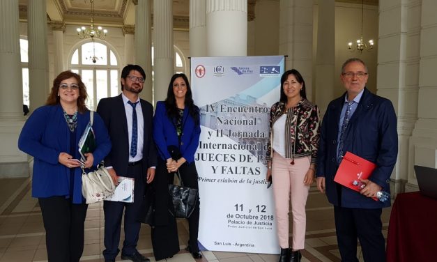 Jueces departamentales sanjuaninos contaron su experiencia a jueces del mundo