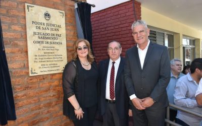 La Corte inauguró la ampliación y refacción del Juzgado de Sarmiento