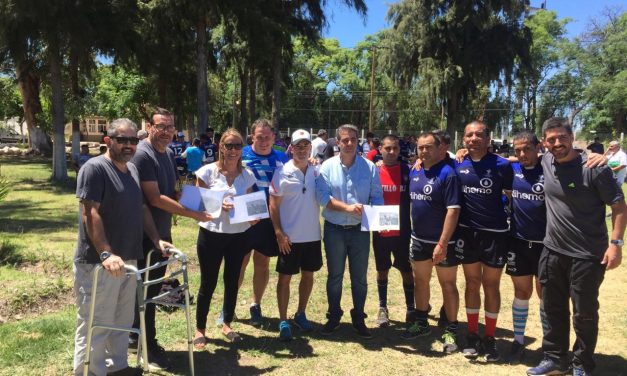 Con un amistoso, el rugby de Espartanos debutó en la cárcel sanjuanina