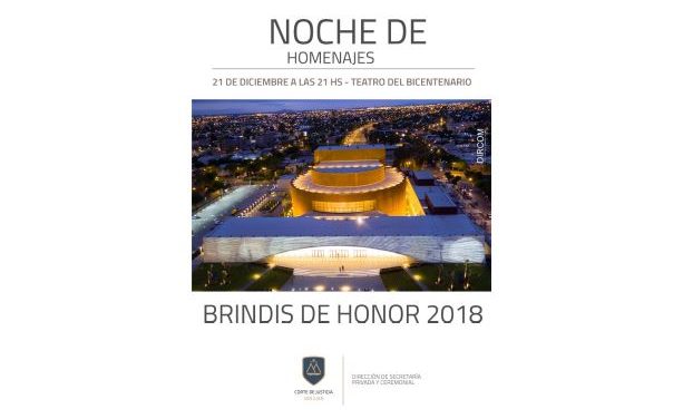 Invitación Noche de Homenajes