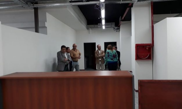 Cortistas inspeccionaron obras para oralidad Civil y Gestión Asociada