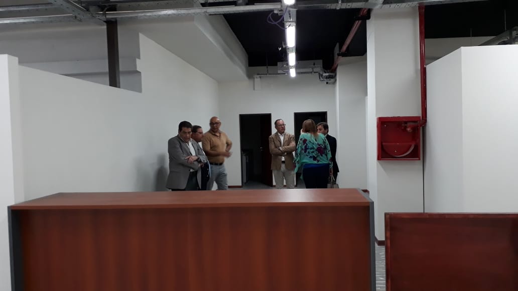 Cortistas inspeccionaron obras para oralidad Civil y Gestión Asociada