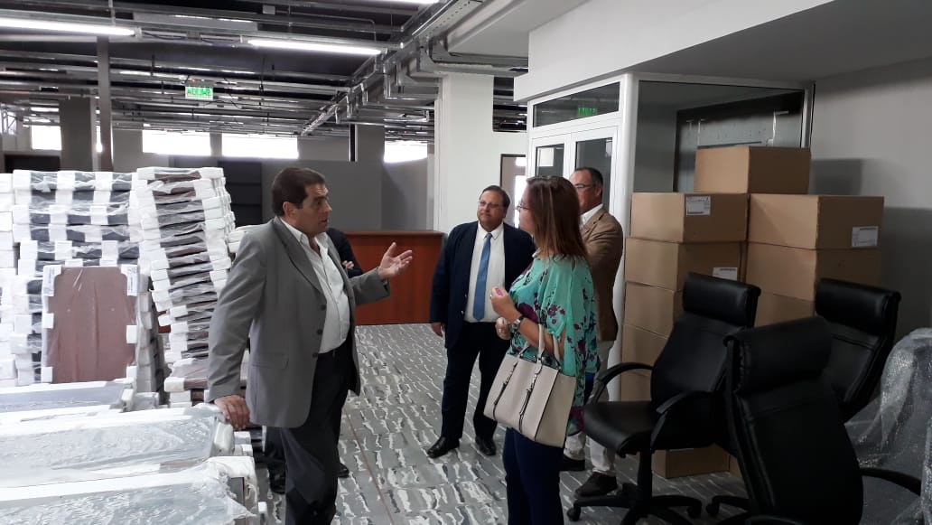 Cortistas inspeccionaron obras para oralidad Civil y Gestión Asociada