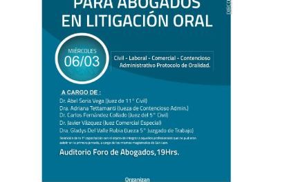 Capacitación en Litigación Oral