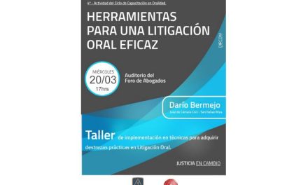 Capacitación en litigación oral