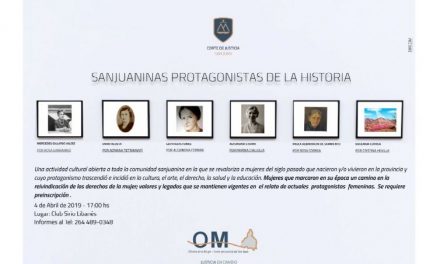 Jornada «SANJUANINAS PROTAGONISTAS DE LA HISTORIA»
