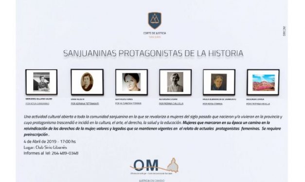 Jornada «SANJUANINAS PROTAGONISTAS DE LA HISTORIA»