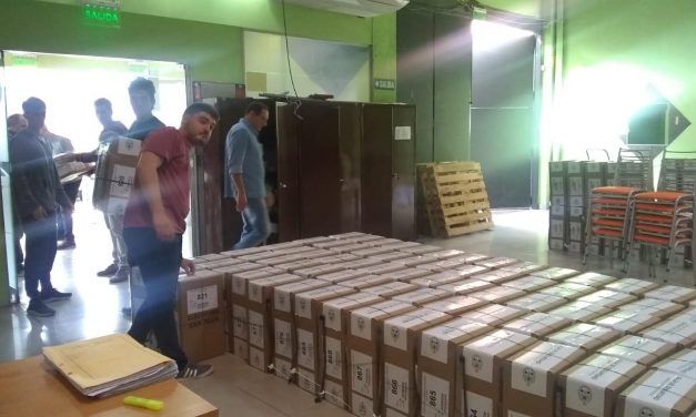 SE ENTREGARON TODAS LAS URNAS PARA LAS P.A.S.O.