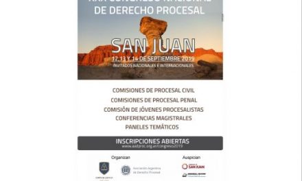 San Juan, sede del XXX Congreso Nacional de Derecho Procesal