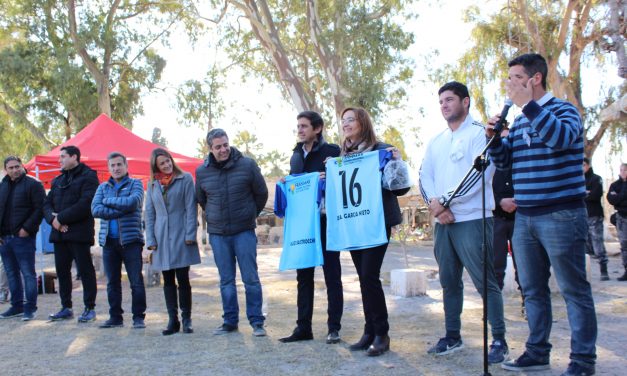 La Corte asistió al primer encuentro femenino de rugby en el Penal