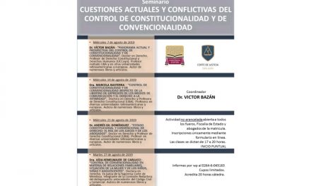 Seminario sobre el control de constitucionalidad y de convencionalidad