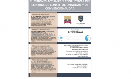 Seminario en Constitucionalidad y de Convencionalidad