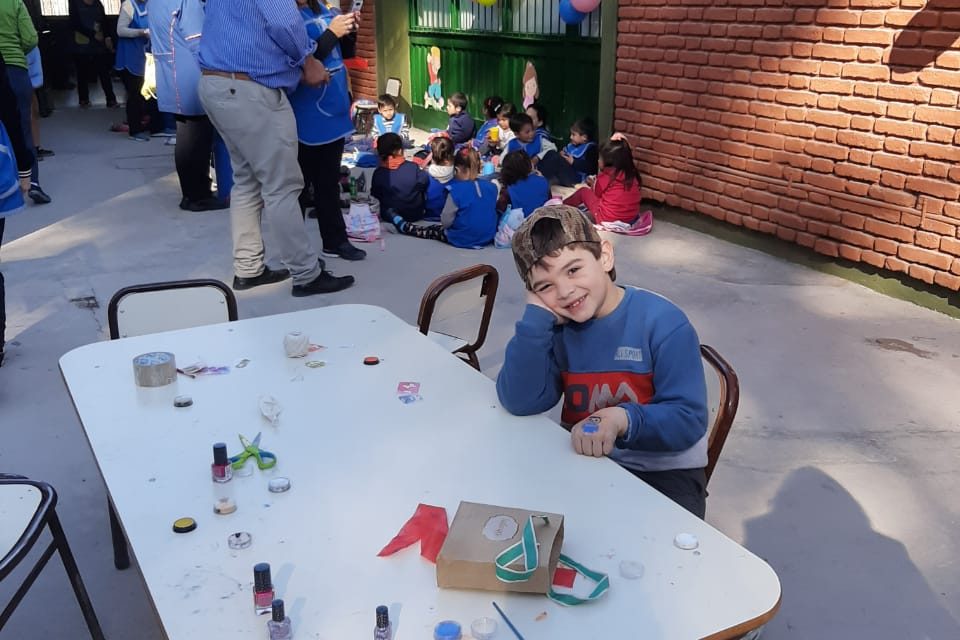 Emotivo festejo solidario de judiciales en Caucete por el Día del Niño