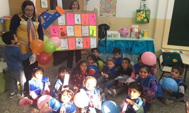 Emotivo festejo solidario de judiciales en Caucete por el Día del Niño