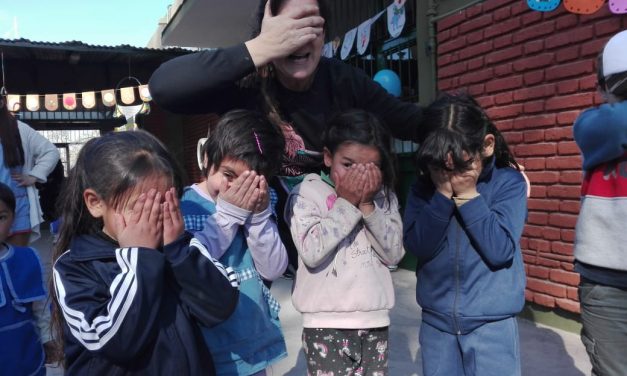 Emotivo festejo solidario de judiciales en Caucete por el Día del Niño