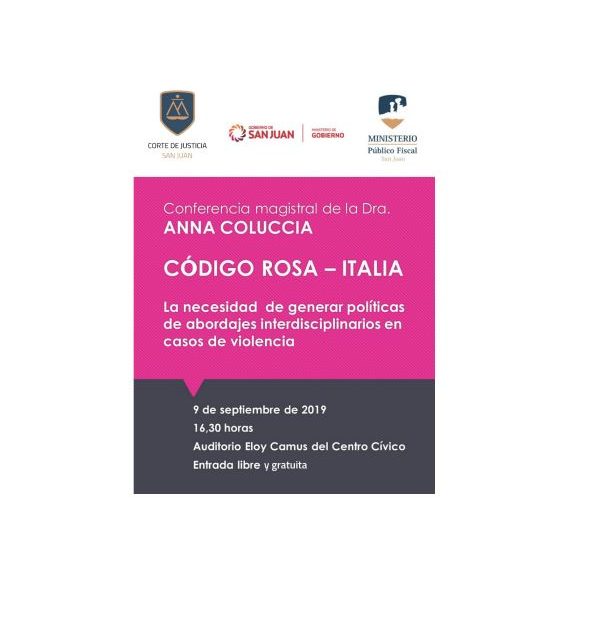 Conferencia «Código Rosa»