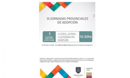 III Jornadas Provinciales de Adopción