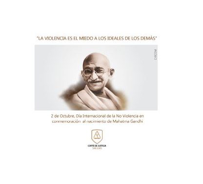 Día Internacional de la No Violencia