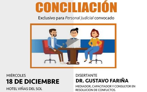 Se darán capacitaciones en Conciliación y Mediación