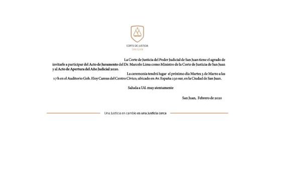 Actos de Juramento y de Apertura Año Judicial