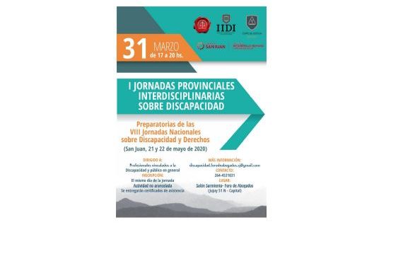 I Jornadas Provinciales sobre discapacidad
