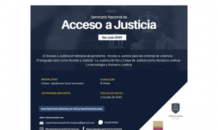 Seminario Nacional de Acceso a Justicia: programa completo