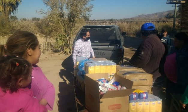 Merenderos recibieron alimentos aportados por imputados