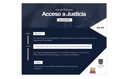 Seminario de Acceso a Justicia: última jornada