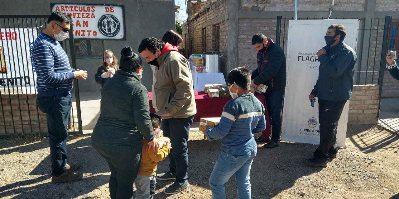 Merendero de Calingasta, beneficiado por Flagrancia