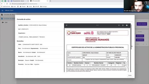 Capacitación sobre el uso del Oficio Electrónico