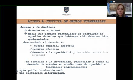 La Presidenta de la Corte expuso sobre discapacidad y Acceso a Justicia