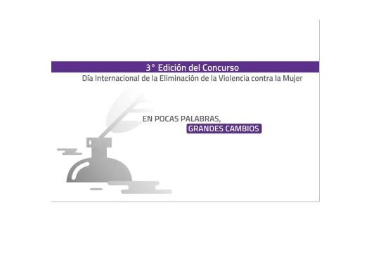Concurso de Microrrelatos: Día de la Eliminación de la Violencia contra la Mujer