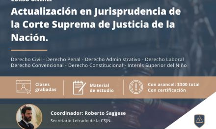 Curso de Actualización de jurisprudencia de la CSJN