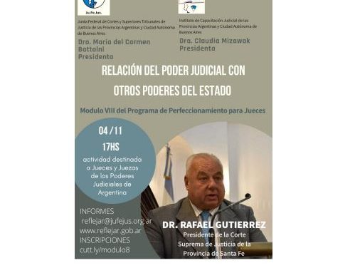 Perfeccionamiento para jueces- Módulo VIII