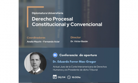 Diplomado Derecho Procesal: conferencia de apertura