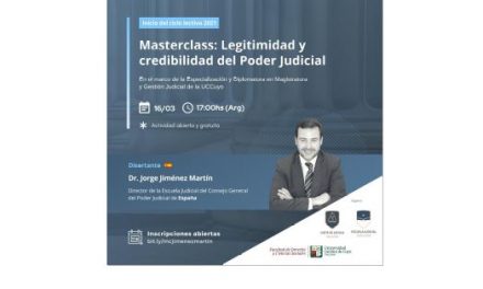 Masterclass: Legitimidad y credibilidad del Poder Judicial