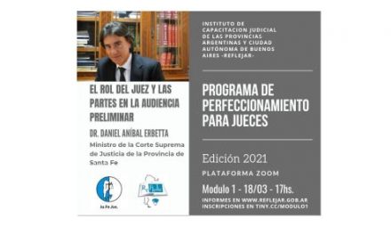 Programa de Perfeccionamiento para jueces