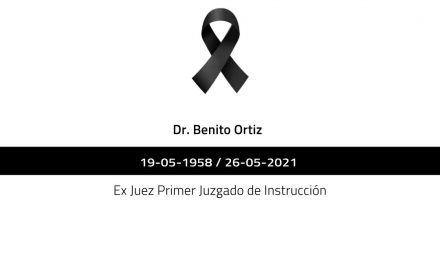 Fallecimiento del Dr. Benito Ortiz