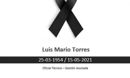 FALLECIMIENTO DE LUIS MARIO TORRES