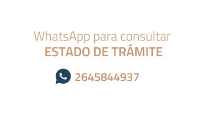 Registro General Inmobiliario: habilitan WhatsApp para consultas sobre el estado de trámite