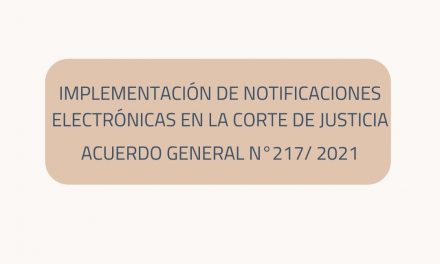 Implementación de Notificaciones Electrónicas en la Corte de Justicia