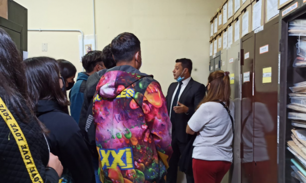 Estudiantes de Chimbas conocieron edificios judiciales y fueron recibidos por la Corte de Justicia