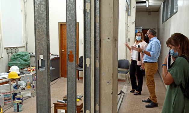 Avances de obras de reforma en Tribunales y CAVIG