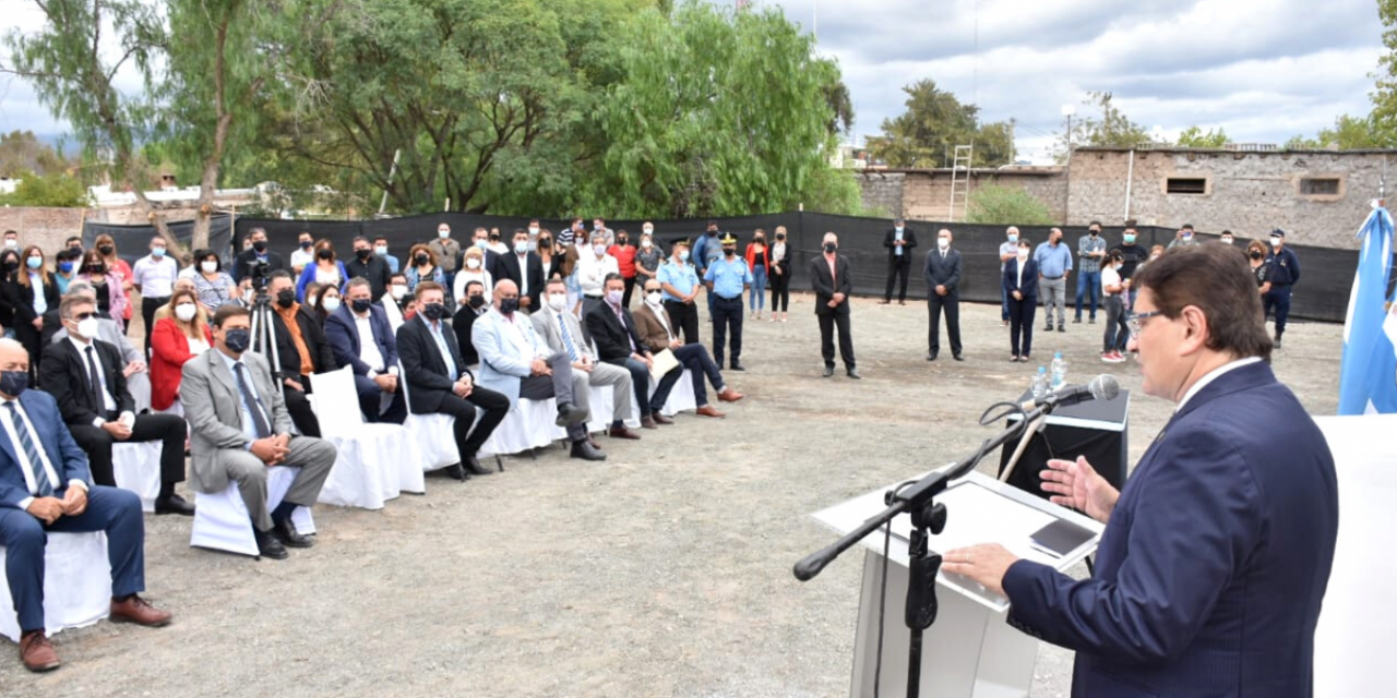 Se descubrió la Piedra Fundacional de la Ciudad Judicial de Jáchal